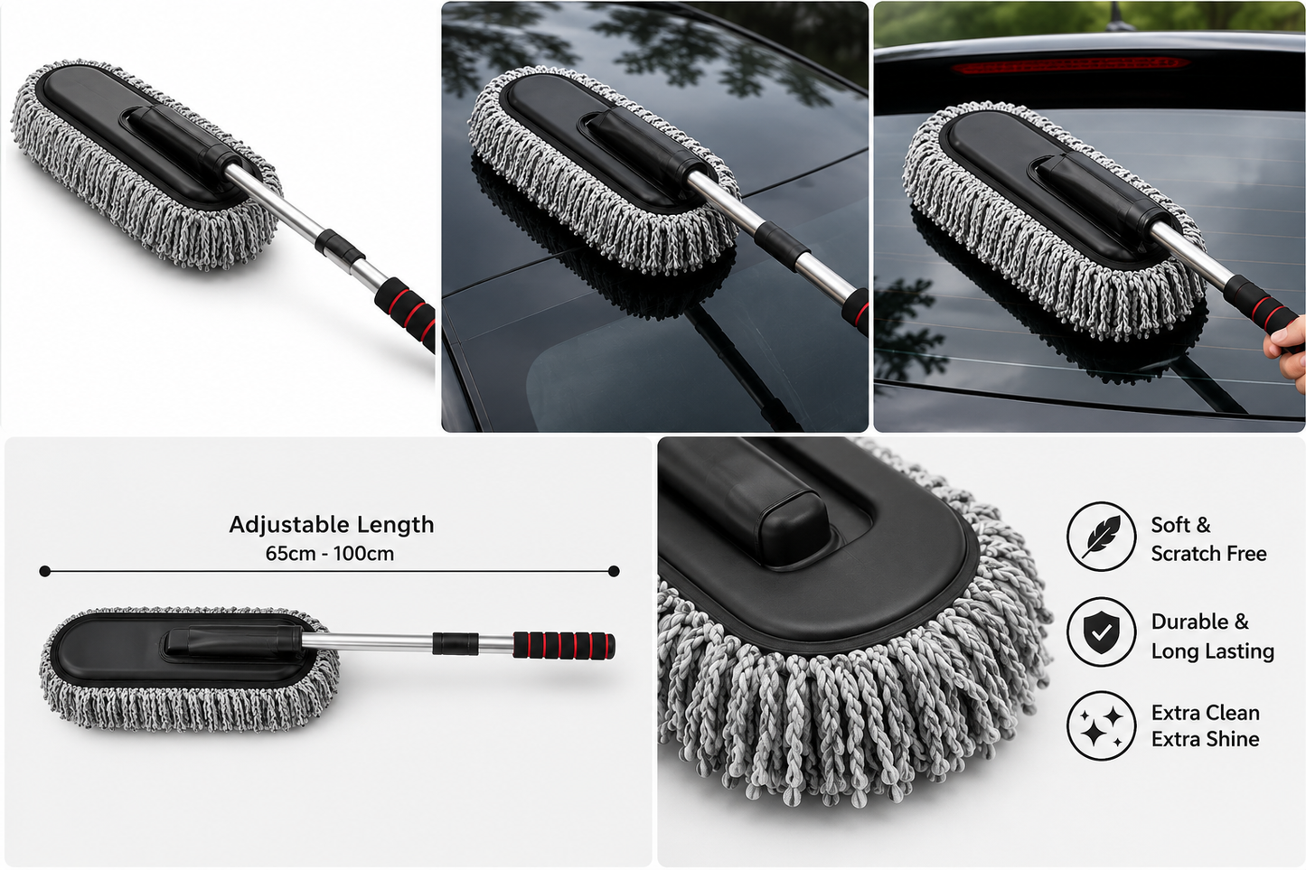 Extendable -  Microfiber Car Duster