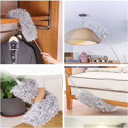 Microfiber Feather Duster with Extension Pole