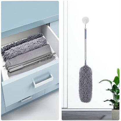 Microfiber Feather Duster with Extension Pole
